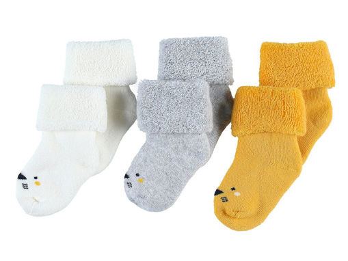 Immagine di Noukie's 3 paia di calzini gialli tg 16 - Calzine per neonato