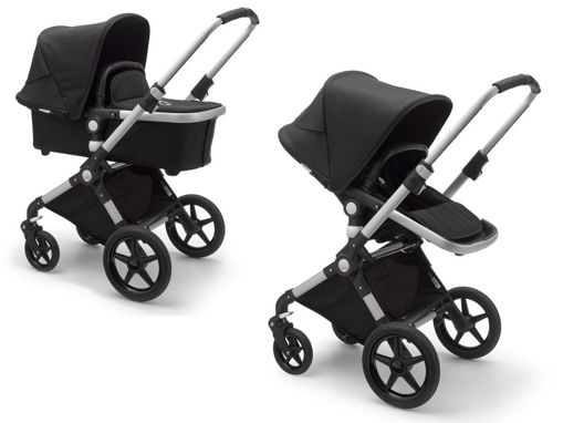 Immagine di Bugaboo duo Lynx completo alu/nero-nero - Passeggini trio e duo