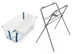 Immagine di Stokke vaschetta Flexi Bath + Newborn + Supporto trasparente-blu - Vaschette