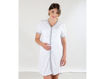 Immagine di Premamy camicia da notte clinica aperta davanti mezza manica bianco con cuori tg XL