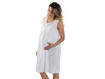 Immagine di Premamy camicia da notte per gravidanza e allattamento spalla larga bianco tg M - Premaman