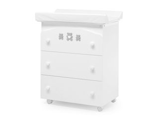 Immagine di Erbesi bagnetto fasciatoio Molly bianco-grigio - Cassettiere fasciatoio