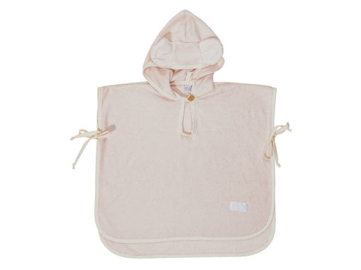 Immagine di Dili Best telo bagno poncho in bamboo 0-2 anni rosa talco - Accappatoi