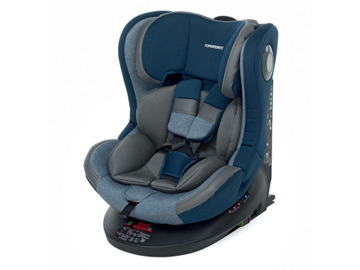 Foppapedretti FP360 Seggiolino Auto Gruppo 0+//1//2//3 Grigio Silver 9-36 kg