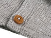 Immagine di Noukie's cardigan in maglia organica grigio M&M tg 3 mesi