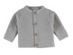 Immagine di Noukie's cardigan in maglia organica grigio M&M tg 6 mesi - Giubbini