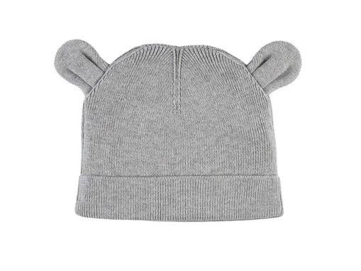 Immagine di Noukie's berretto M&M grigio in maglia organica T1 (46 cm) - Cappelli e guanti