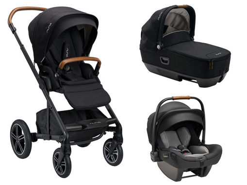 Immagine di Nuna trio Mixx Next con Cari Next e Pipa Next caviar - Passeggini trio