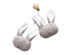 Immagine di Bamboom Coniglietti lavorati a maglia con clip grigio caldo - Educativi 