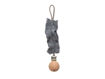 Immagine di Bamboom portaciuccio con clip in legno lavorato a maglia grigio scuro - Accessori vari