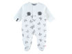Immagine di Noukie's pigiama per dormire bene in jersey waffle bianco tg 0 mesi