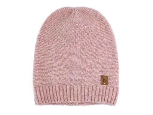 Immagine di Bamboom cappellino fatto a maglia rosa antico chiaro tg 0-6 mesi - Cappelli e guanti