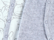 Immagine di Noukie's set 2 tutine in velluto bianco-grigio Z189372 tg 3 mesi
