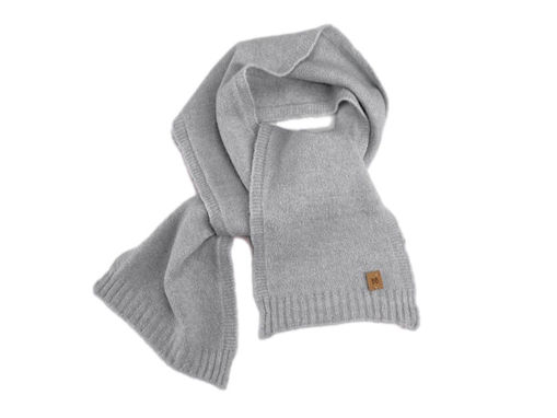 Immagine di Bamboom sciarpa fatta a maglia grigio chiaro 33331 - Cappelli e guanti