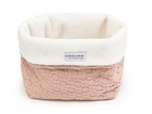 Immagine di Bamboom cestino portaoggetti Honey rosa nudo - Accessori per il bagnetto