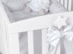 Immagine di Picci lettino Microletto co sleeping con materasso e set tessile con paracolpi Dream tortora-tortora