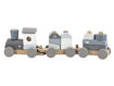 Immagine di Label Label trenino in legno blu
