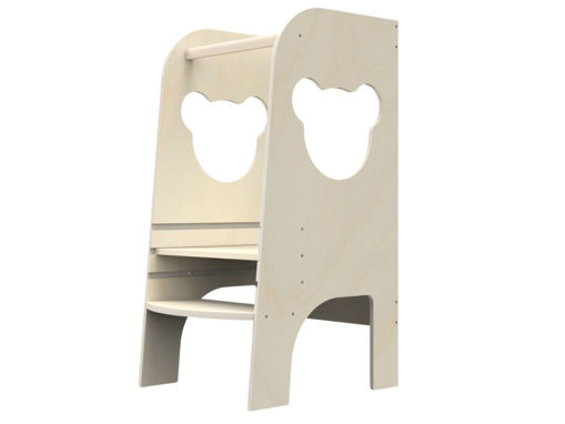 Immagine di Italbaby torre apprendimento Montessori Teddy Tower bianco - Complementi d'arredo