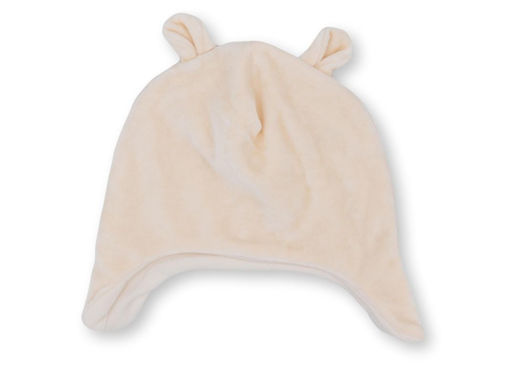 Immagine di Bamboom cappellino in velluto avorio tg S (0-4 mesi) - Cappelli