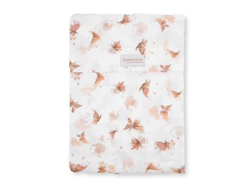 Immagine di Bamboom set lenzuola culla Bedsheet Print Mini butterfly 100 x 75 cm - Corredino nanna