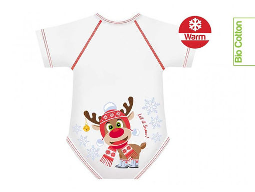 Immagine di J BIMBI body taglia unica 0-36 mesi Caldo Cotone Bio renna - Intimo bimbo