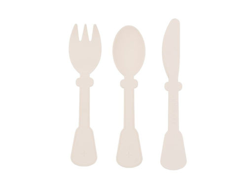 Immagine di Bamboom set posate crema PCT00152 - Piatti e posate