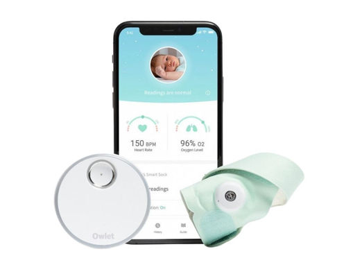 Immagine di Owlet Smart Sock 3 verde menta - Baby monitor