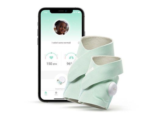 Immagine di Owlet Smart Sock 3 Plus verde menta - Baby monitor