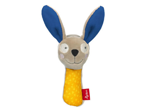 Immagine di Sigikid sonaglio coniglietto giallo-blu - Peluches