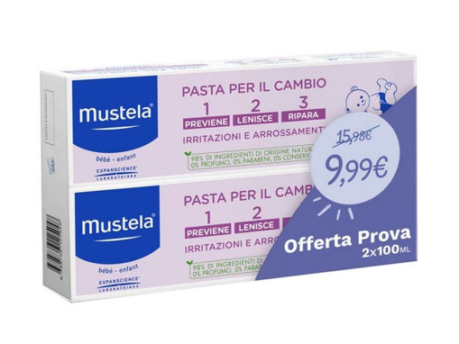 Immagine di Mustela pasta per il cambio BiPack da 100 ml - Creme bambini