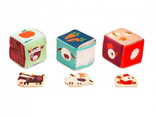 Immagine di Lilliputiens cubi Nascondino nella fattoria 83272 - Giochi educativi
