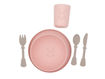 Immagine di Bamboom set pappa rosa PTHC00157 - Piatti e posate