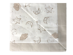 Immagine di Coccole Baby set lenzuolo 3 pz lettino 130x65 cm fantasia luna e stelle tortora