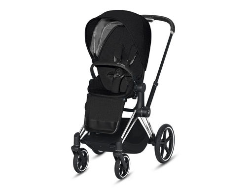 Immagine di Cybex passeggino Priam 4.0 Plus telaio chrome black-stardust black