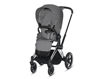 Immagine di Cybex passeggino Priam 4.0 Plus telaio chrome black-manhattan grey