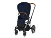 Immagine di Cybex passeggino Priam 4.0 Plus telaio chrome brown-midnight blue