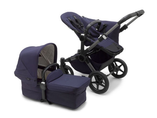 Immagine di Bugaboo Donkey 5 Mono completo Classic Collection graphite-dark navy - Passeggini trio e duo