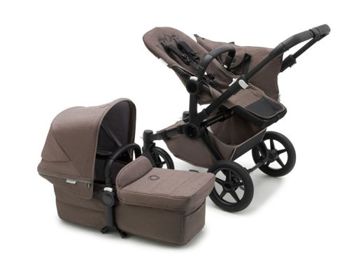 Immagine di Bugaboo Donkey 5 Mono completo Mineral Collection black-taupe - Passeggini trio e duo