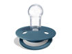 Immagine di Bibs set 2 ciucci in silicone De Lux taglia unica giallo mostarda e blu petrolio