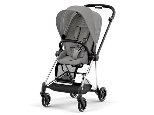 Immagine di Cybex passeggino Mios 3.0 plus chrome black-manhattan grey - Passeggini