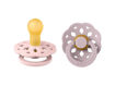 Immagine di Bibs set 2 ciucci in caucciù Boheme taglia 6m+ rosa e lilla chiaro - Ciucci