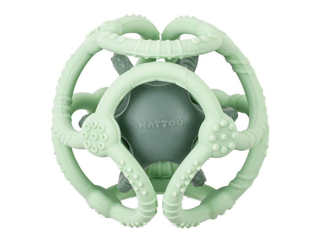 Jouet Pop-it En Silicone Nattou - 10 Cm, Couleur Violet, Jeu Antistress Et Sensoriel Pour Enfants