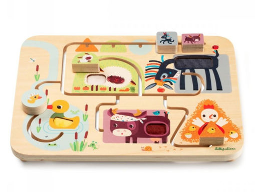 Immagine di Lilliputiens labirinto sensoriale fattoria 83339 - Giochi educativi