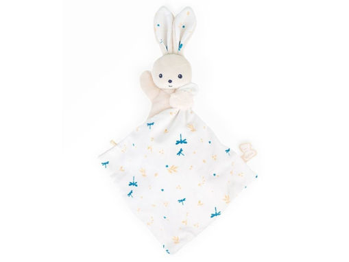 Immagine di Kaloo doudou quadrato Coniglio bianco delicato - Peluches