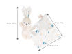 Immagine di Kaloo doudou quadrato Coniglio bianco delicato