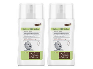 Immagine di Fiocchi di Riso Talco non Talco spray bipack da 100 ml - Creme bambini