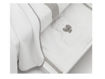 Immagine di Erbesi coperta in pile Dudù bianco grigio - Corredino nanna