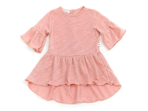 Immagine di Bamboom blusa lunga con volant rosa 335 tg 6 mesi - Vestiti