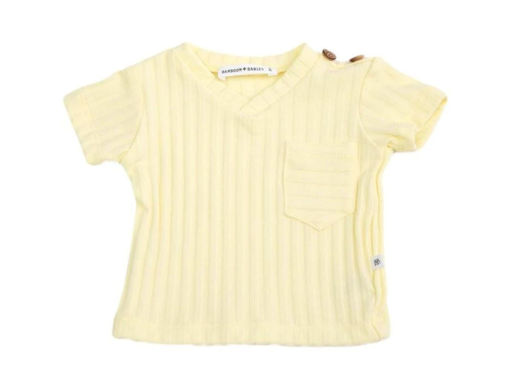Immagine di Bamboom t-shirt scollo a V giallo 351 tg 6 mesi - T-Shirt e Top