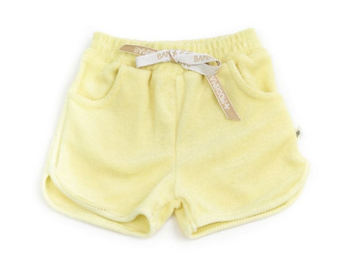 Immagine di Bamboom pantaloncino corto con cordino giallo 242 tg 3 mesi - Pantaloni